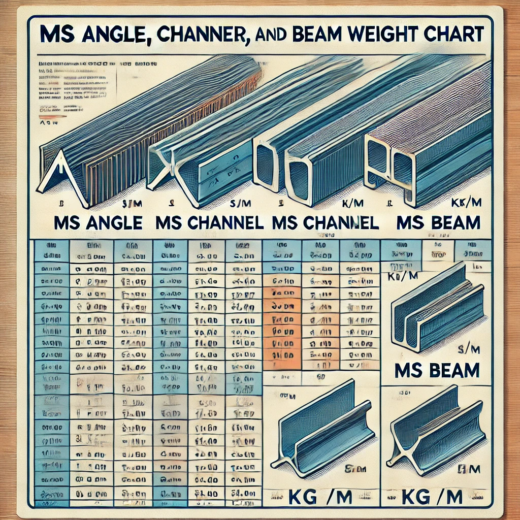 Ms Angle Weight Chart Ms Angles Top Suppliers In Mumbai